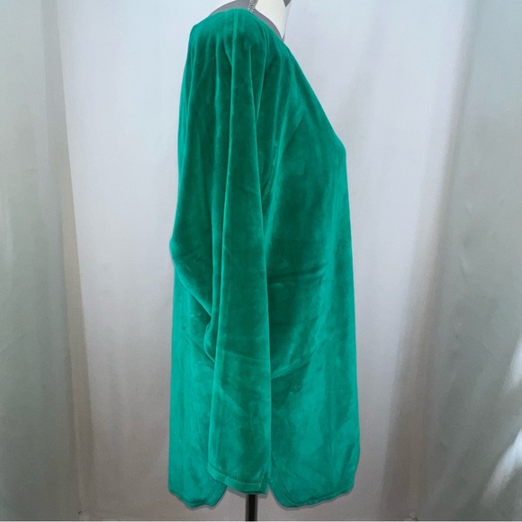 VTG Jones New York Sport Turquoise Dress with Removable Shoulder Pads - Picture 2 of 7